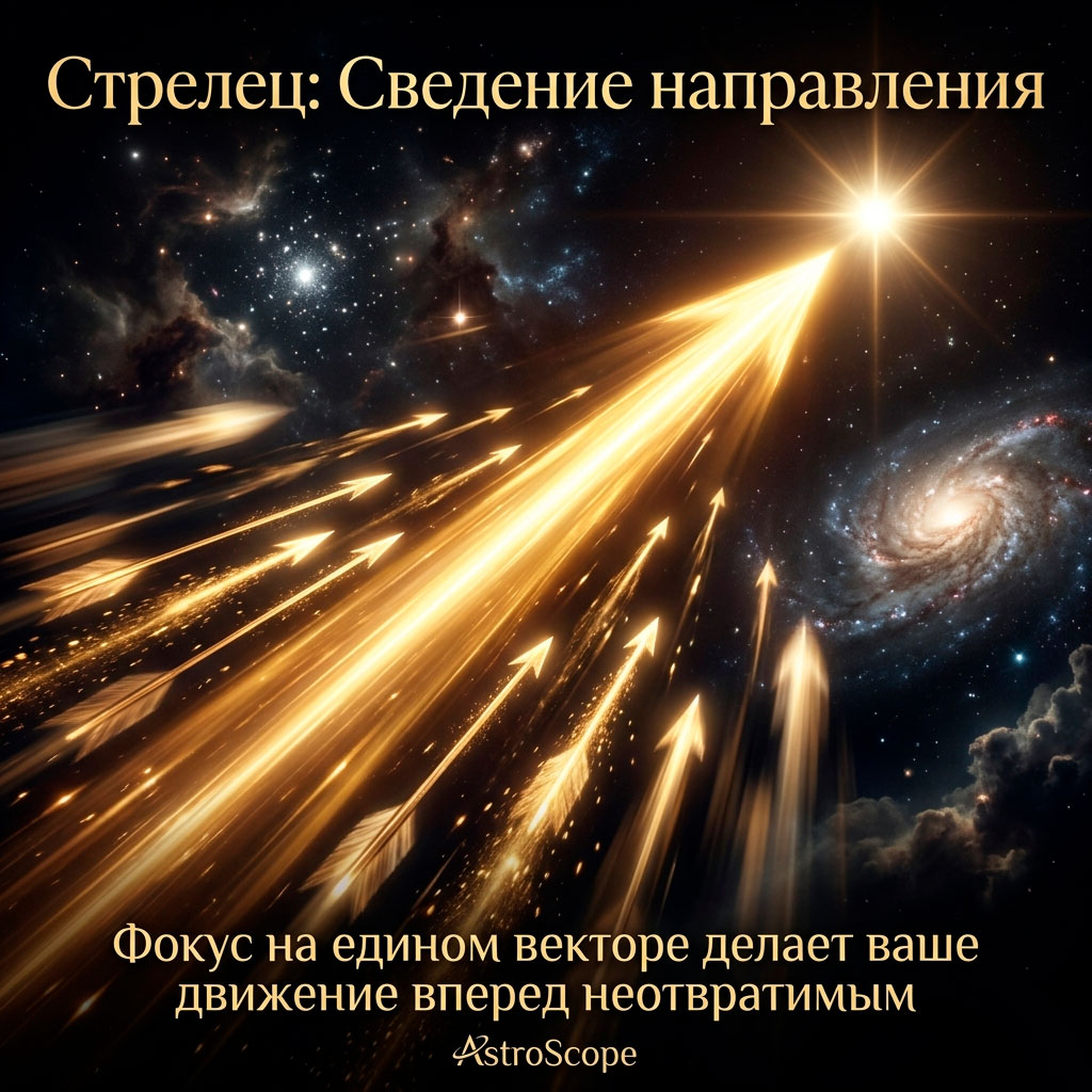 ♐ Стрелец, 17 апреля: Сведение направления