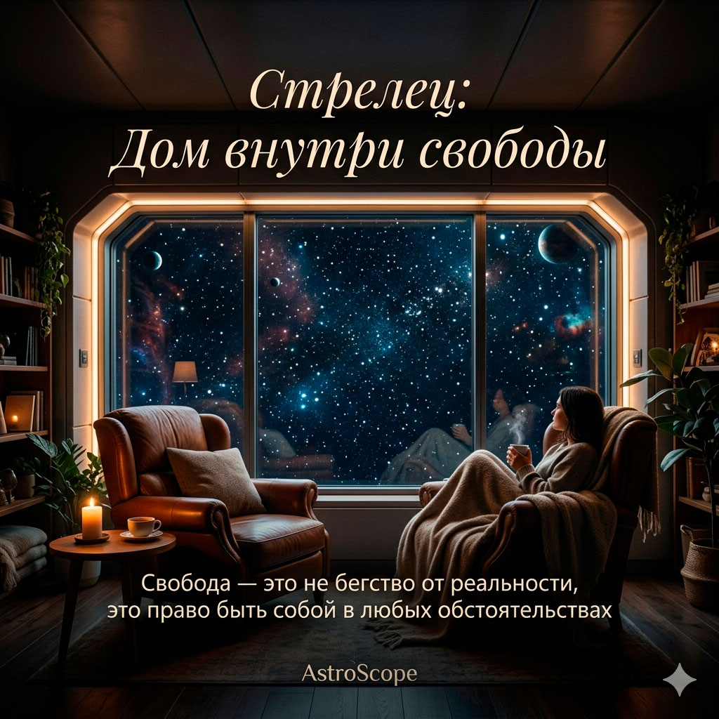 ♐ Стрелец, энергия 21 июня: Дом внутри свободы