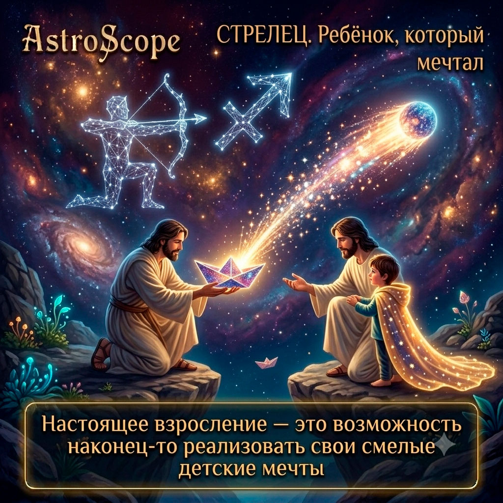 ♐ Стрелец, энергия 26 июня: Ребёнок, который мечтал