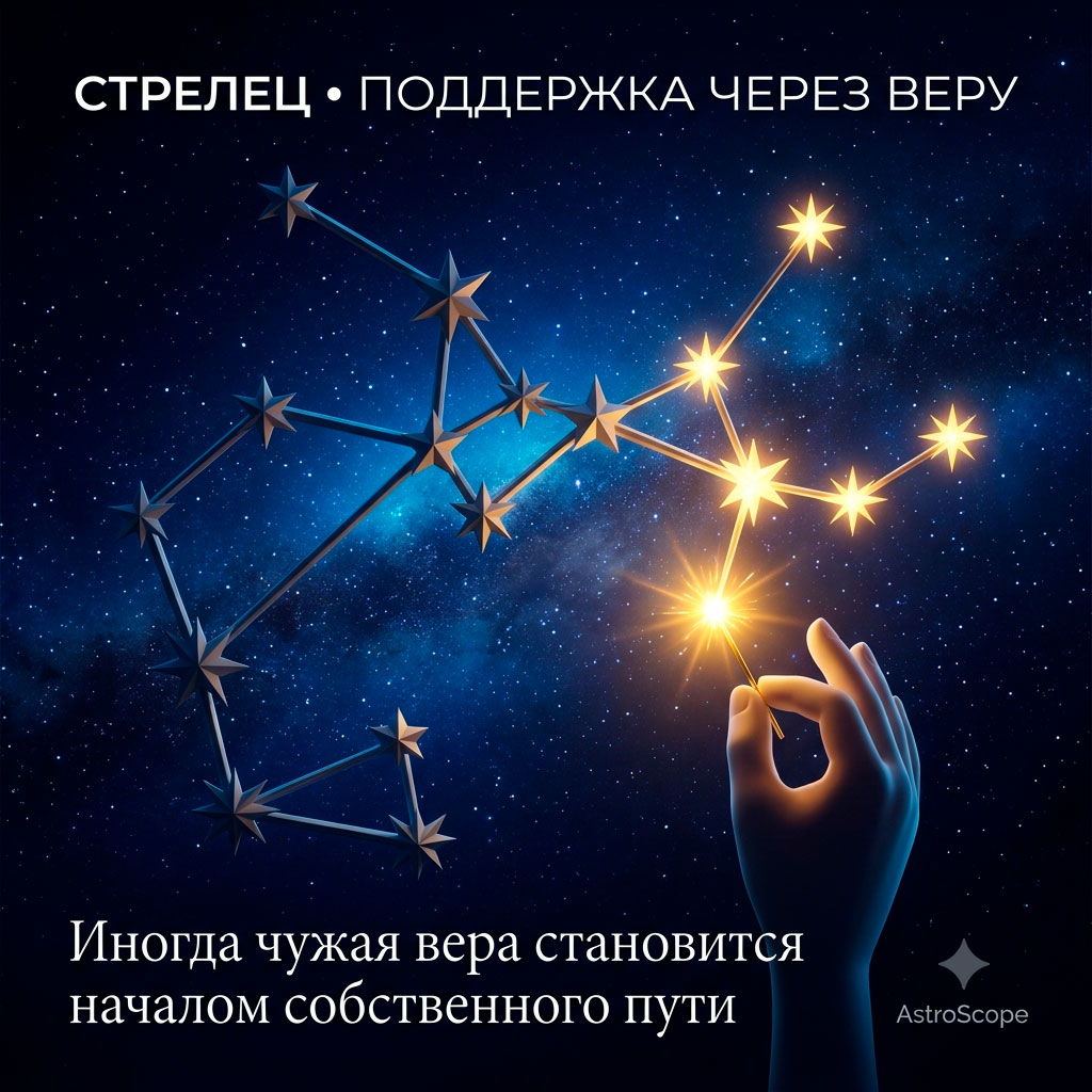 ♐ Стрелец, энергия 30 июня: Поддержка через веру