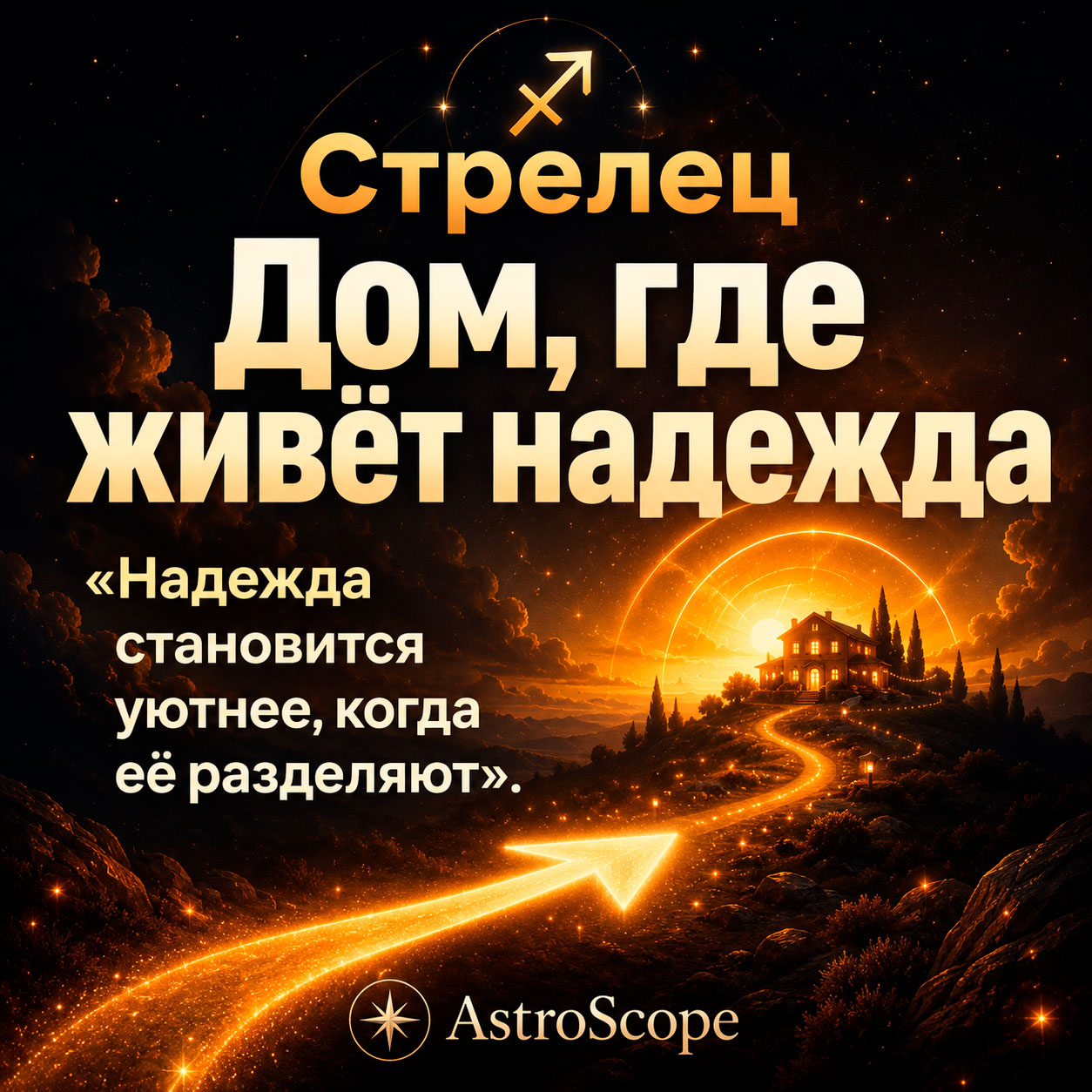 ♐ Стрелец, энергия 19 июля: Дом, где живёт надежда