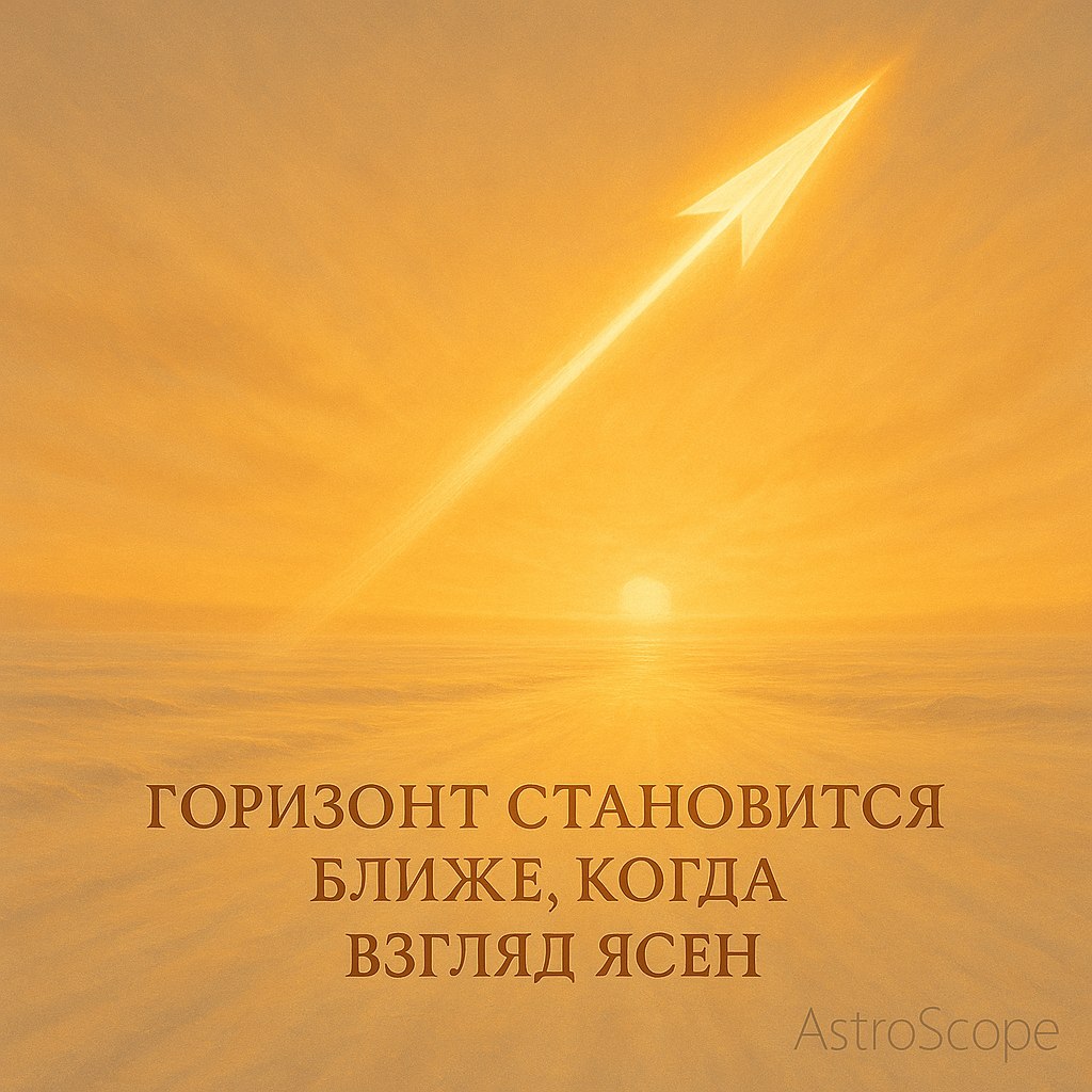♐ СТРЕЛЕЦ — День трезвого видения горизонтов