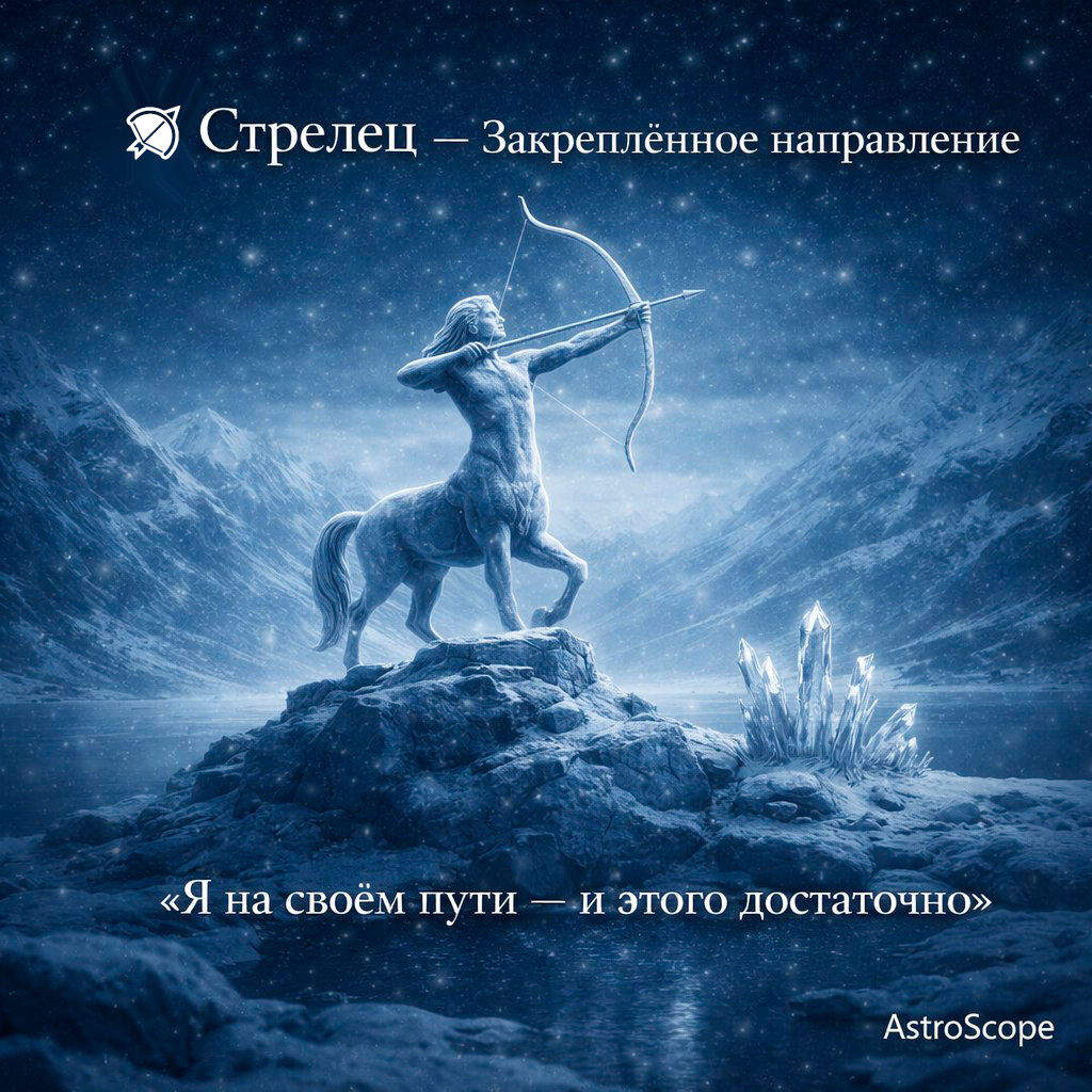 ♐ Стрелец: Верный курс