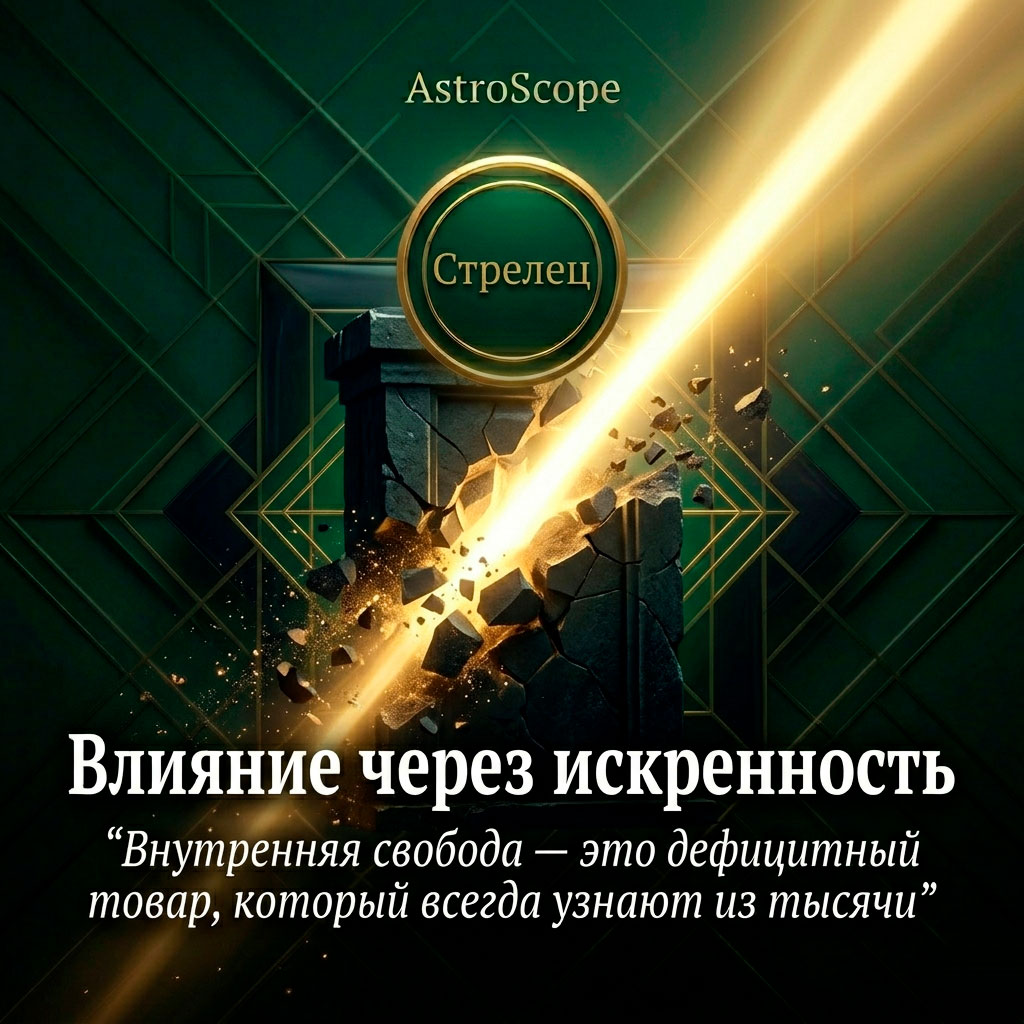 ♐ Стрелец, энергия 24 мая: Влияние через искренность