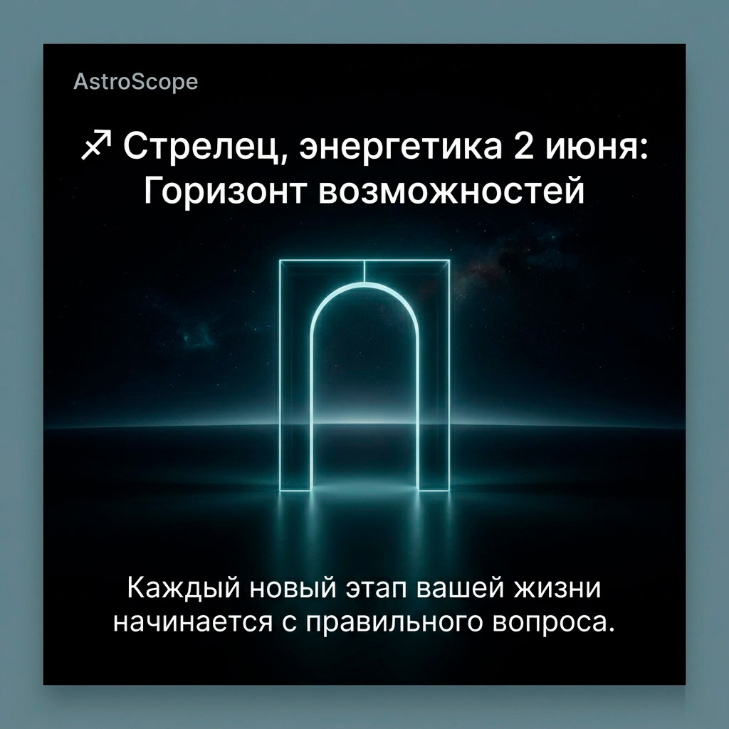 ♐ Стрелец, энергетика 2 июня: Горизонт возможностей