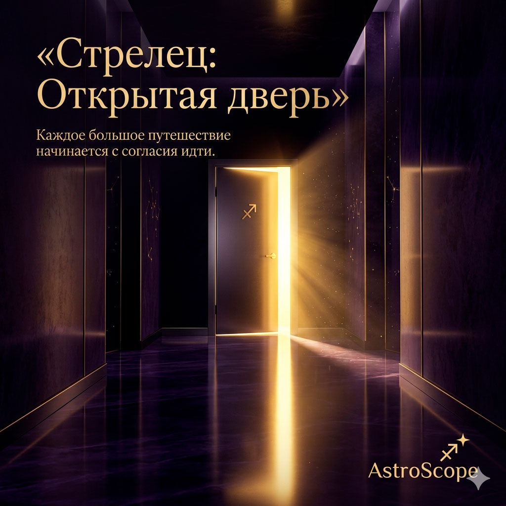 ♐ Стрелец, энергия 9 июня: Открытая дверь