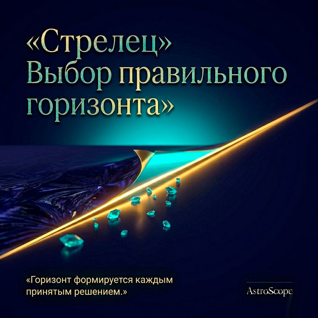♐ Стрелец, энергия 12 июня: Выбор правильного горизонта
