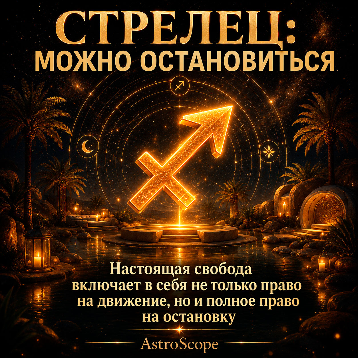 ♐ Стрелец, энергия 6 августа: Можно остановиться