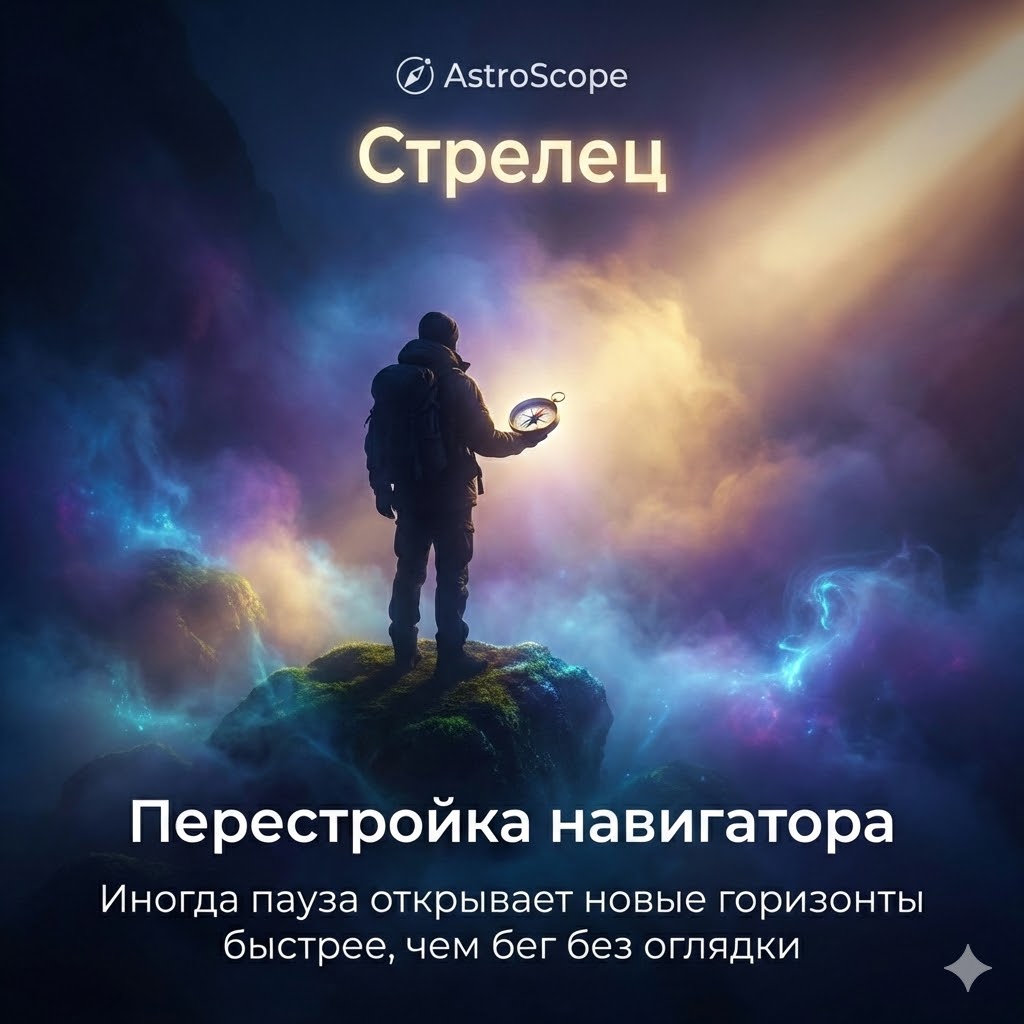 ♐ Стрелец 26 февраля: Перестройка навигатора