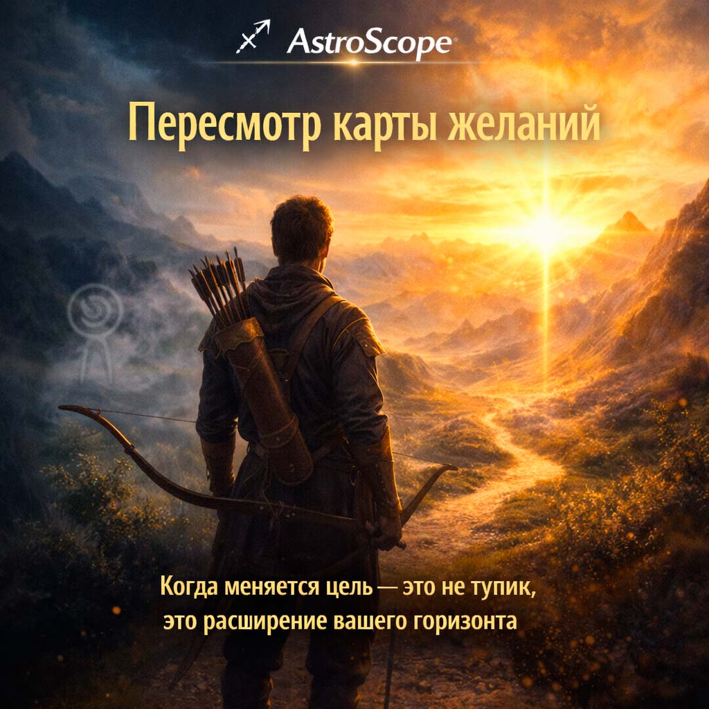 ♐ Стрелец · 27 февраля · Пересмотр карты желаний