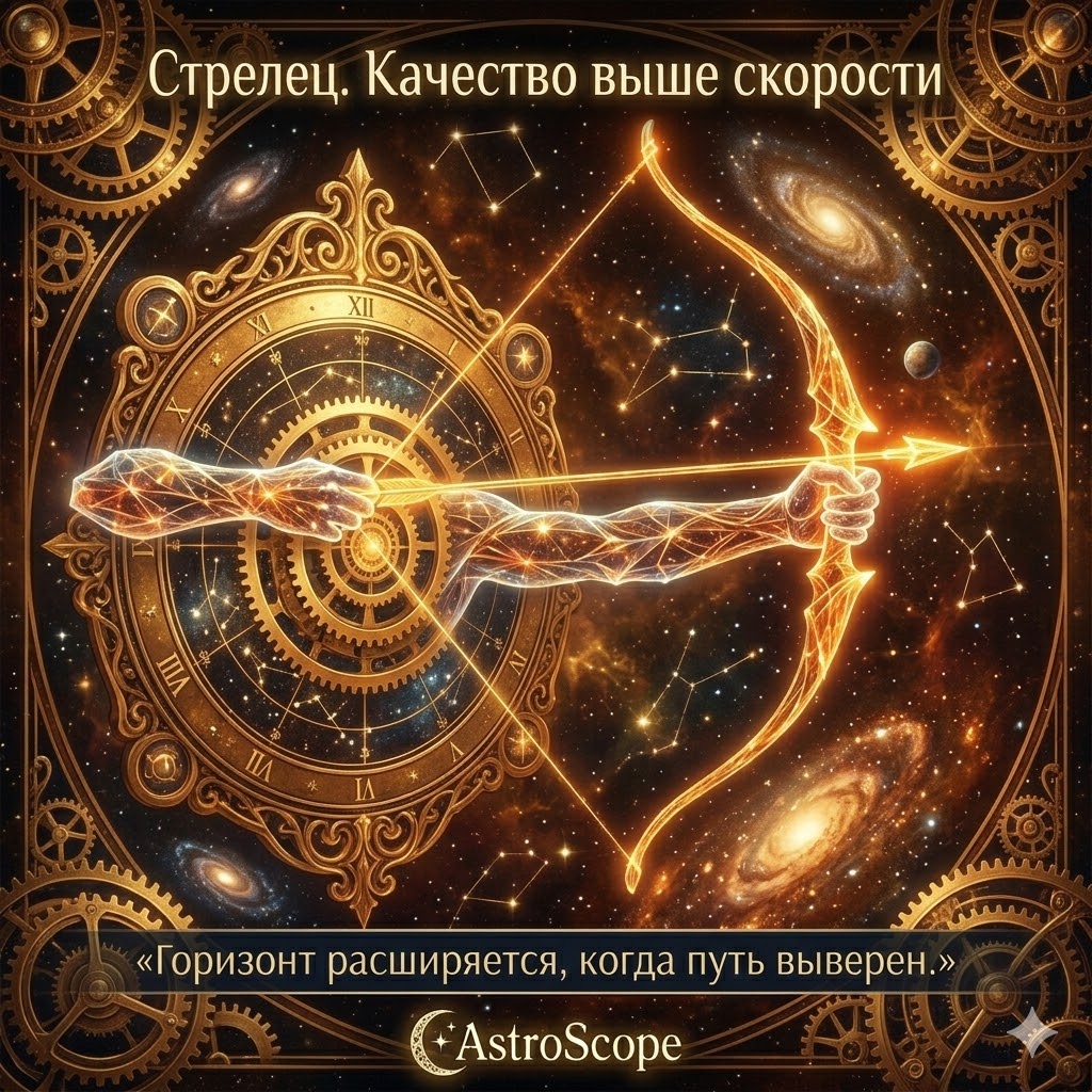 Стрелец 4 марта: Почему сегодня качество важнее скорости