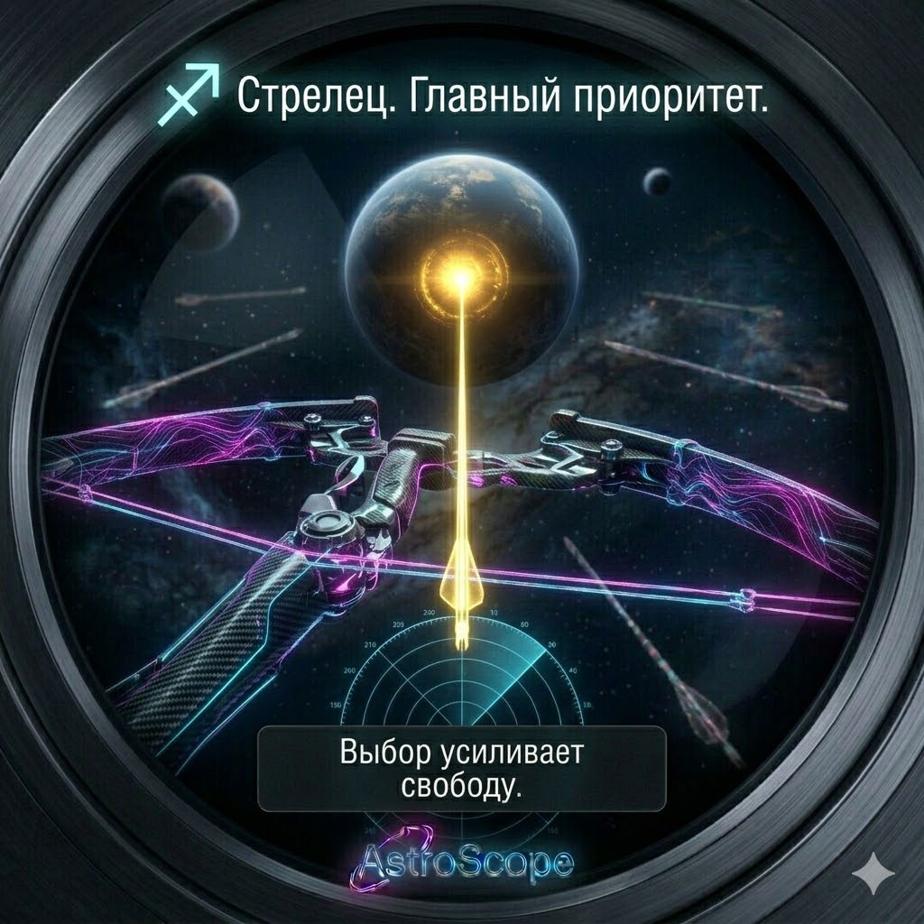 Гороскоп Стрелец · 5 марта · Выбор усиливает свободу