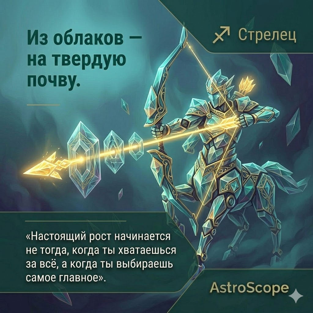 Энергетический прогноз для Стрельца на 7 марта: Качество выше количества