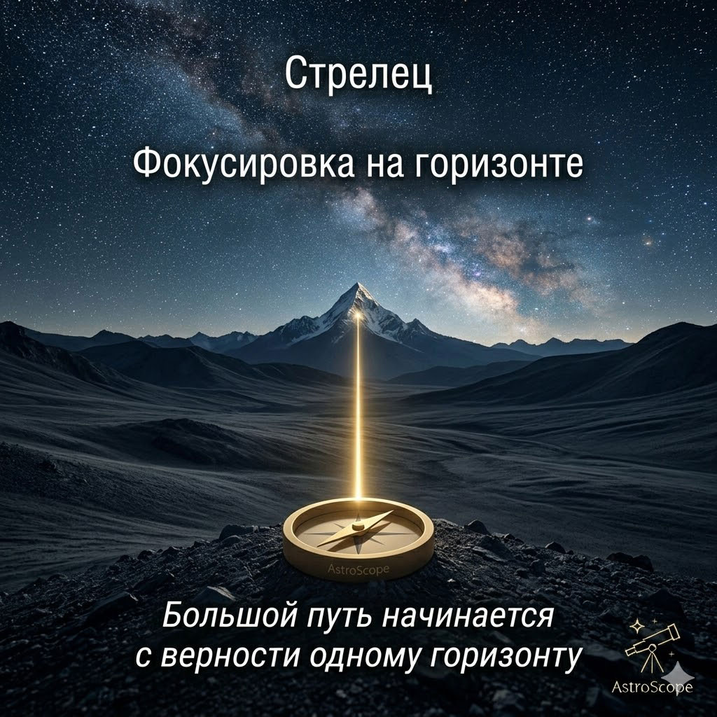 Стрелец 17 марта: Фокусировка на горизонте и верность своей мечте