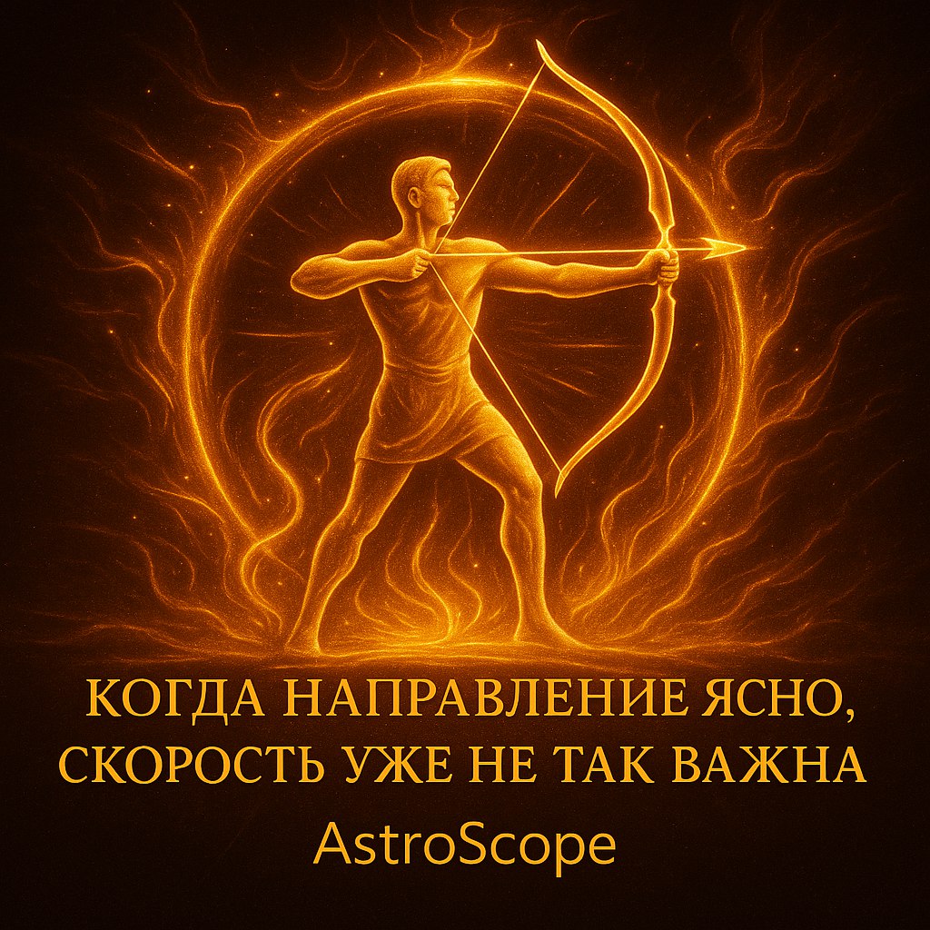 Стрелец — состояние внутреннего направления и уверенного выбора