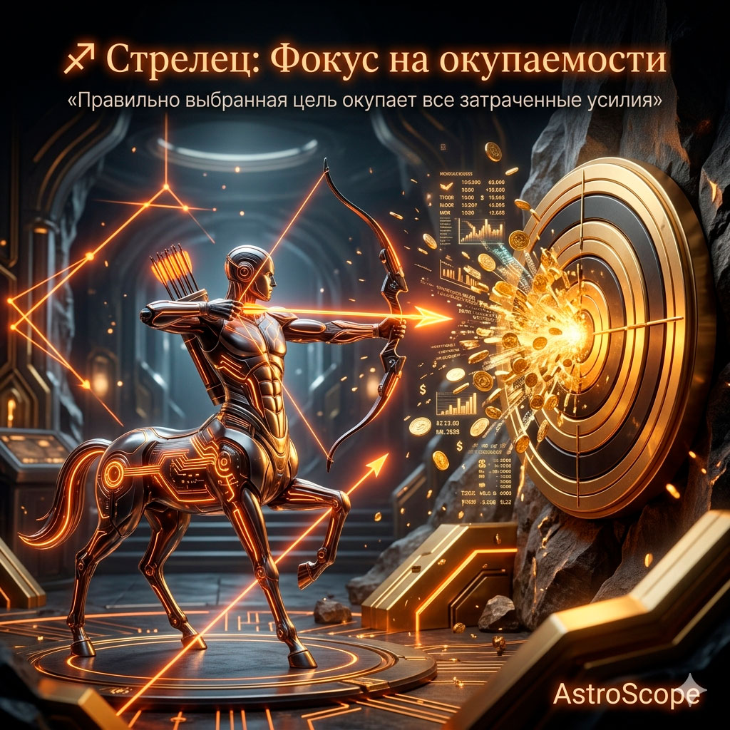 ♐ Стрелец, энергия 24 апреля: Фокус на окупаемости
