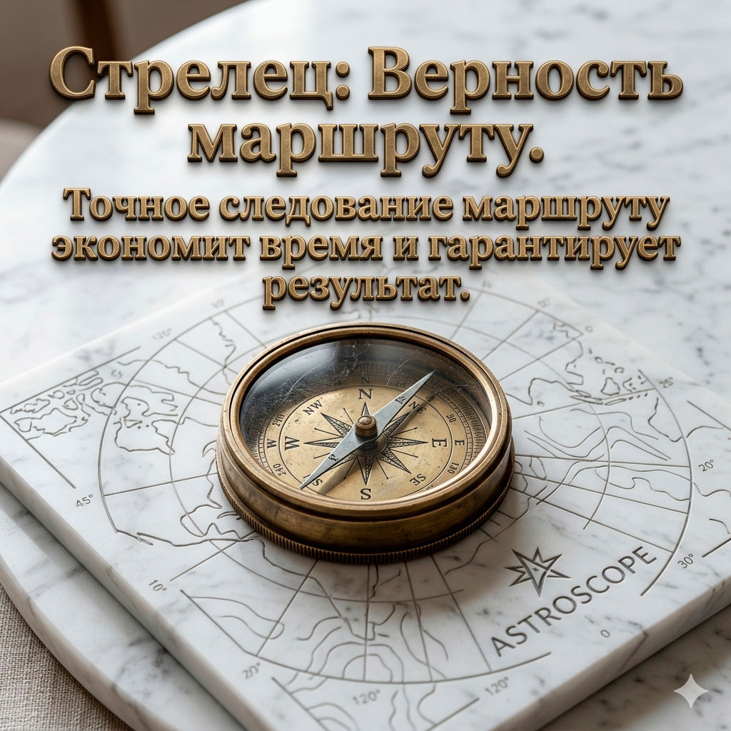 Гороскоп Стрелец на 25 апреля: Верность маршруту