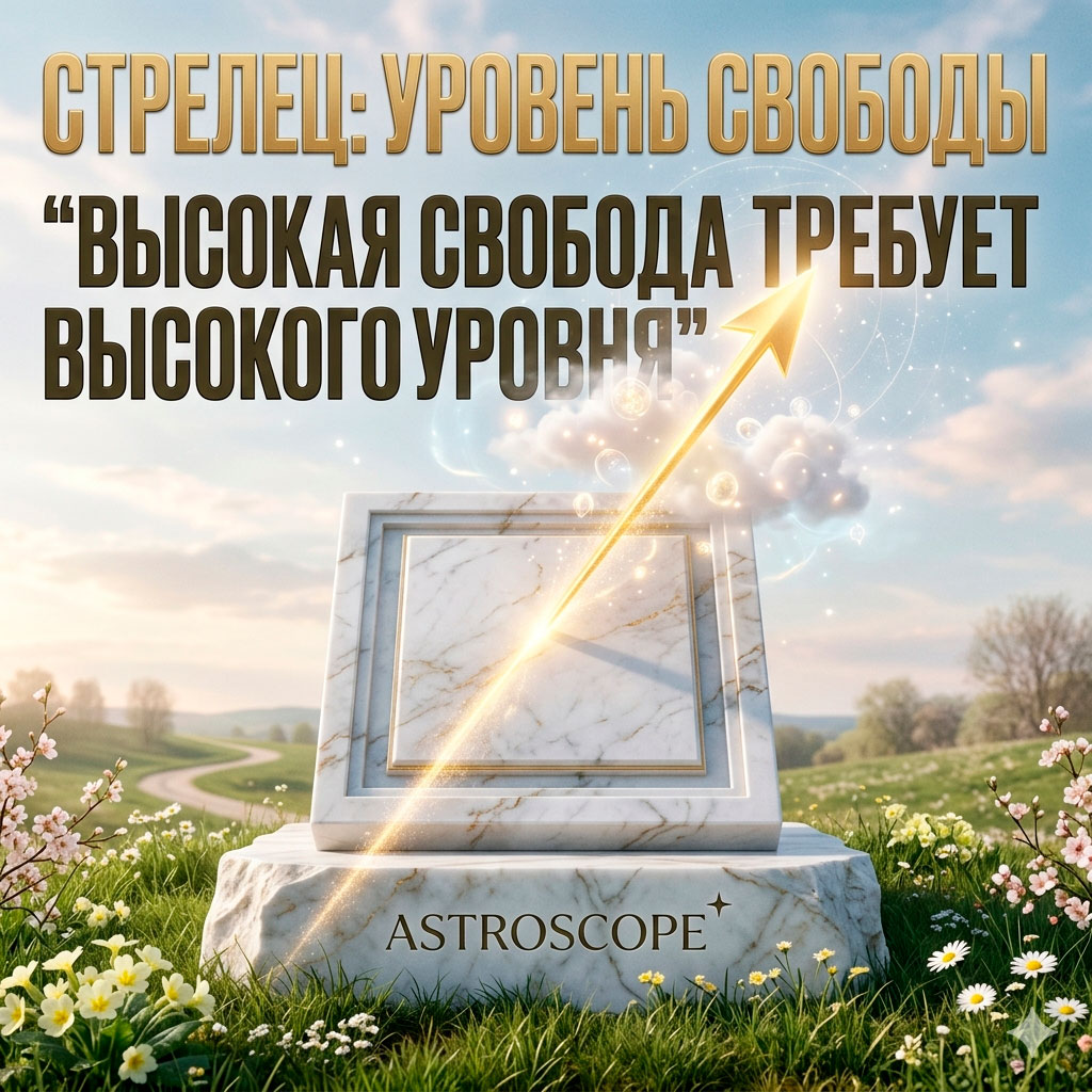 ♐ Стрелец, энергия 30 апреля: Уровень свободы