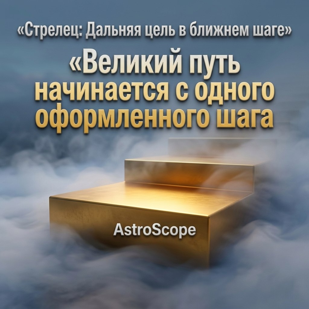 ♐ Стрелец, энергия 1 мая: Дальняя цель в ближнем шаге 
