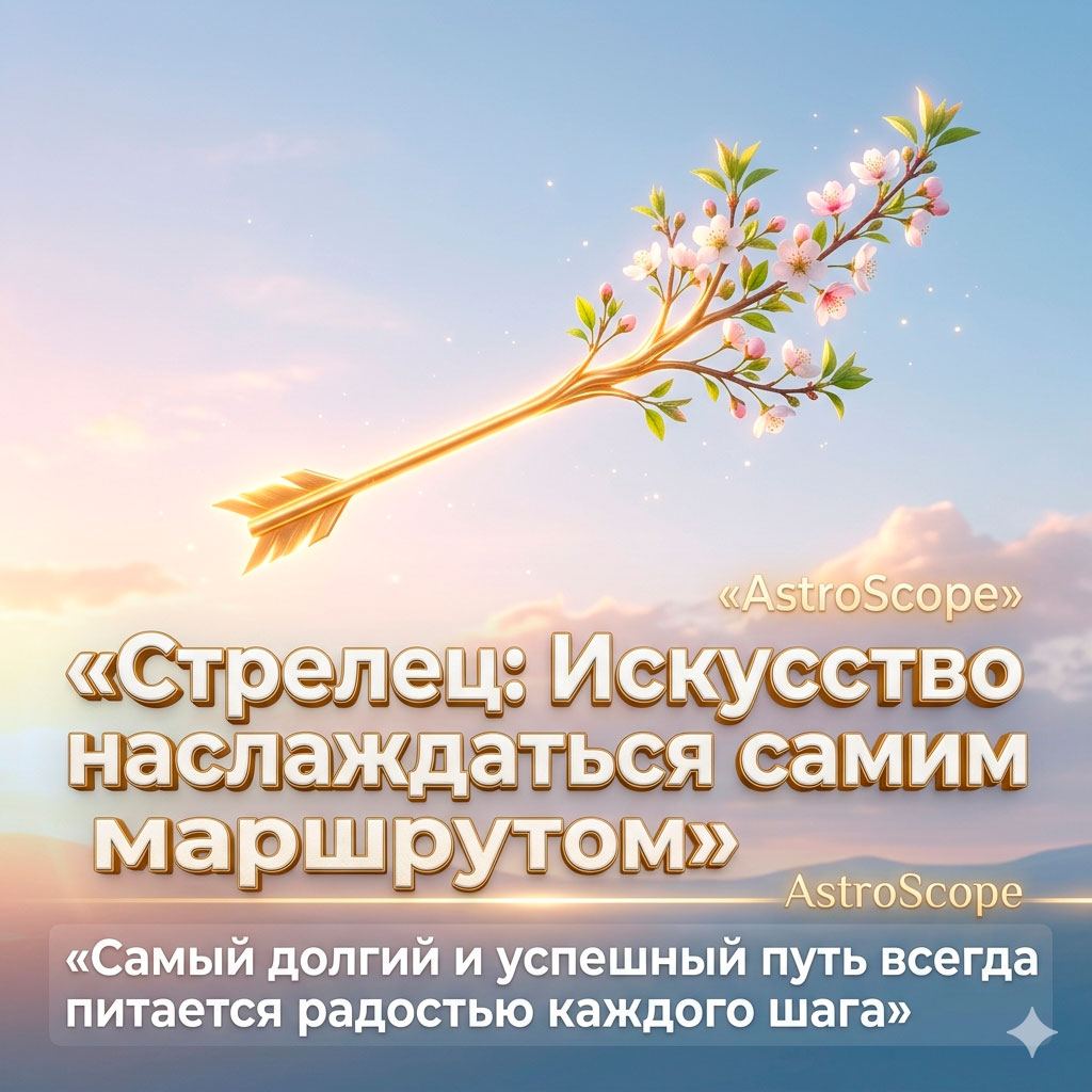 ♐ Стрелец, энергия 3 мая: Искусство наслаждаться самим маршрутом