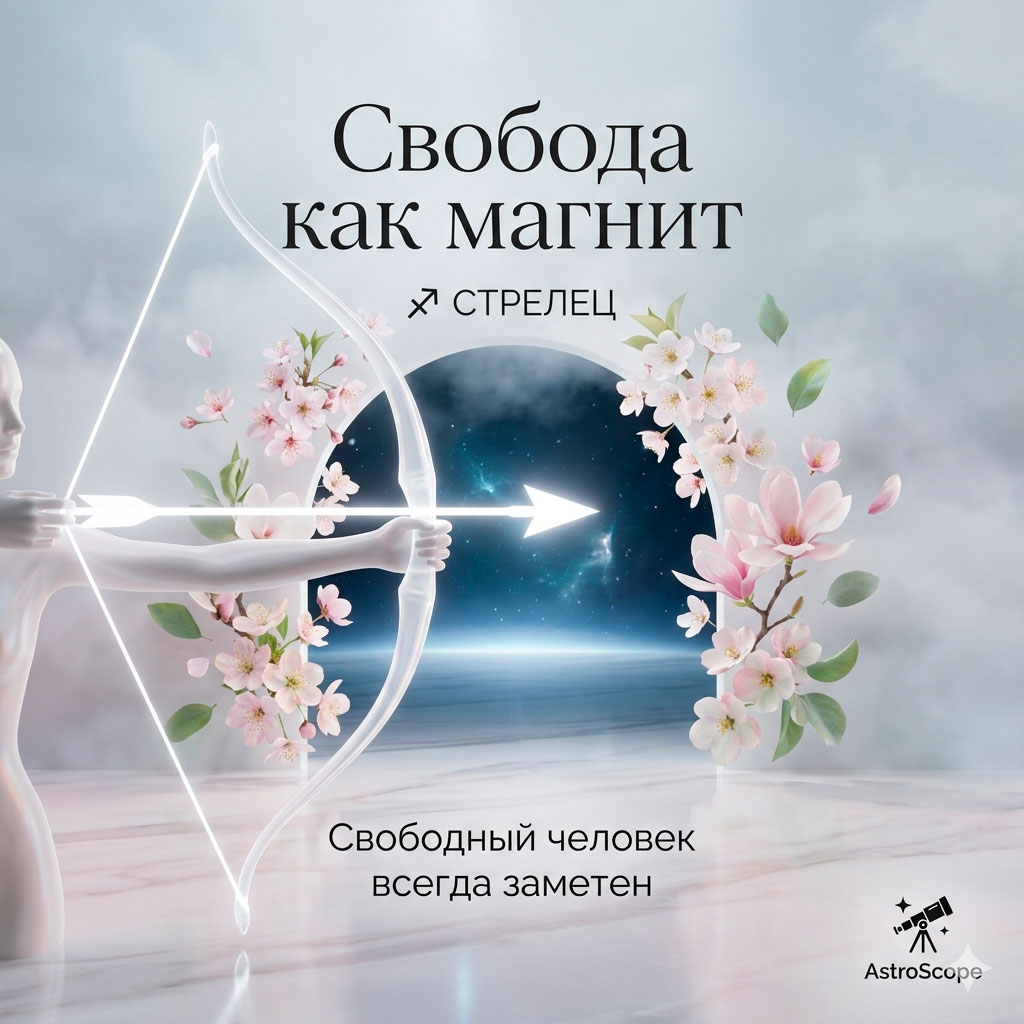 ♐ Стрелец, энергия 5 мая: Свобода как точка притяжения
