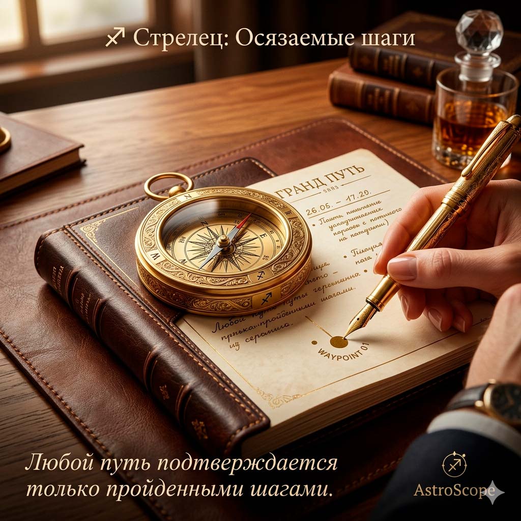 ♐ Стрелец, энергия 14 мая: Осязаемые шаги