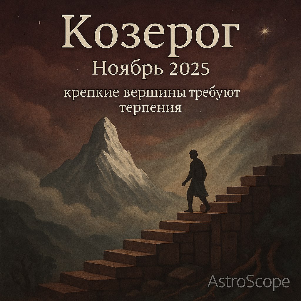 Козероги, ноябрь 2025 готовит прорыв — но выдержат ли вы высоту?