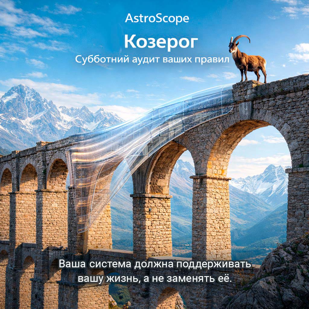 ♑️ Козерог: проверяем, помогают ли ваши принципы отдыхать или только мешают