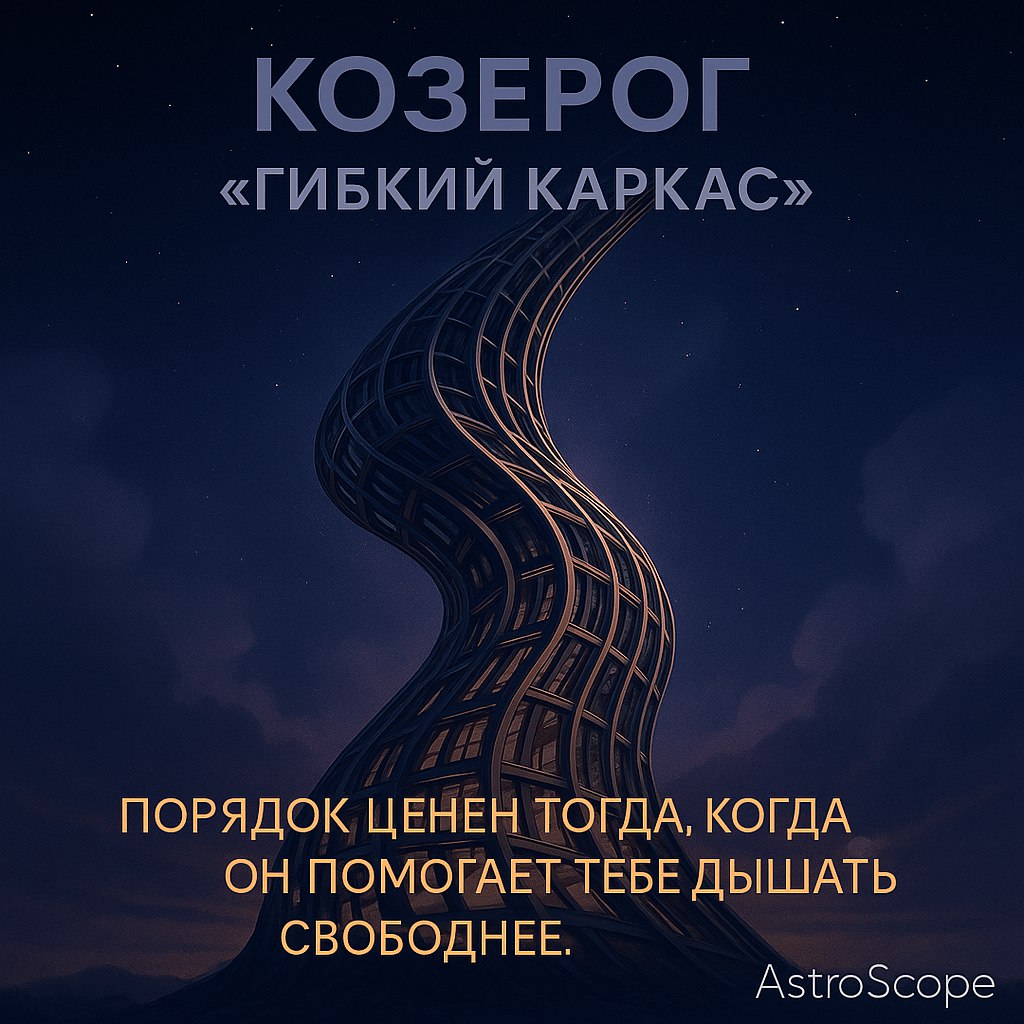 ♑ Козерог: День «гибкого каркаса»