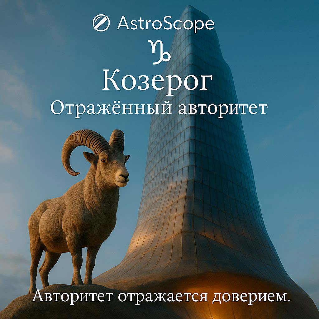 ♑ Козерог: День отражённого авторитета