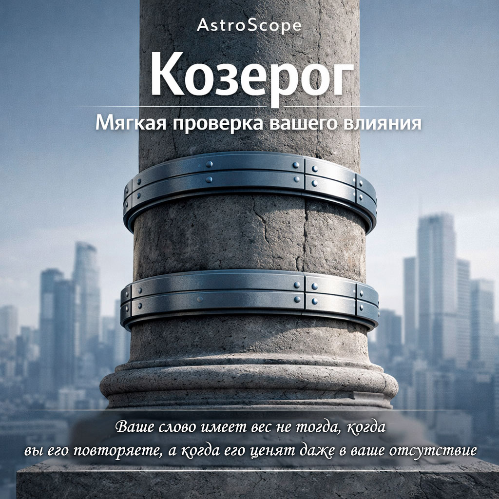 ♑ Козерог 15 февраля: день мягкой проверки вашего влияния