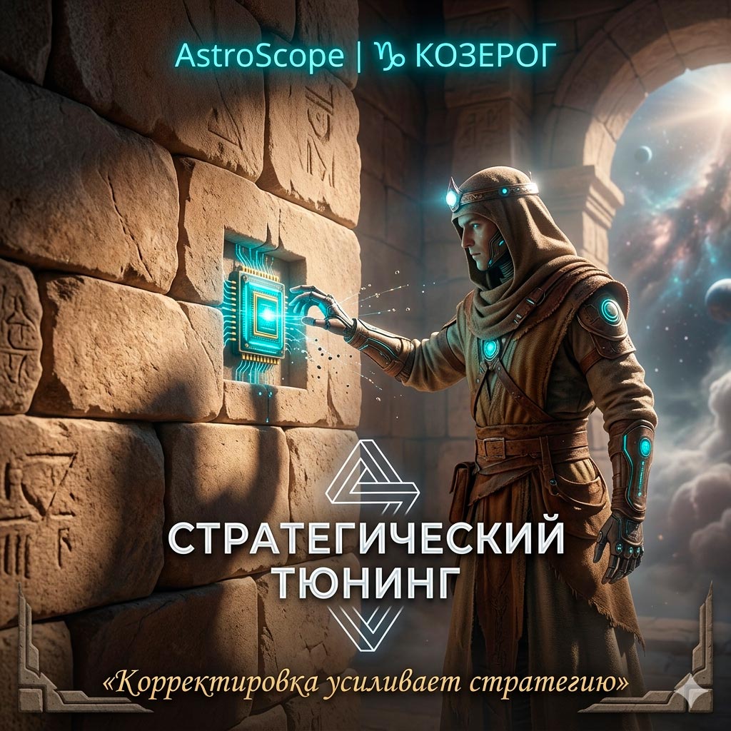 ♑ Козерог 1 апреля: Стратегический тюнинг