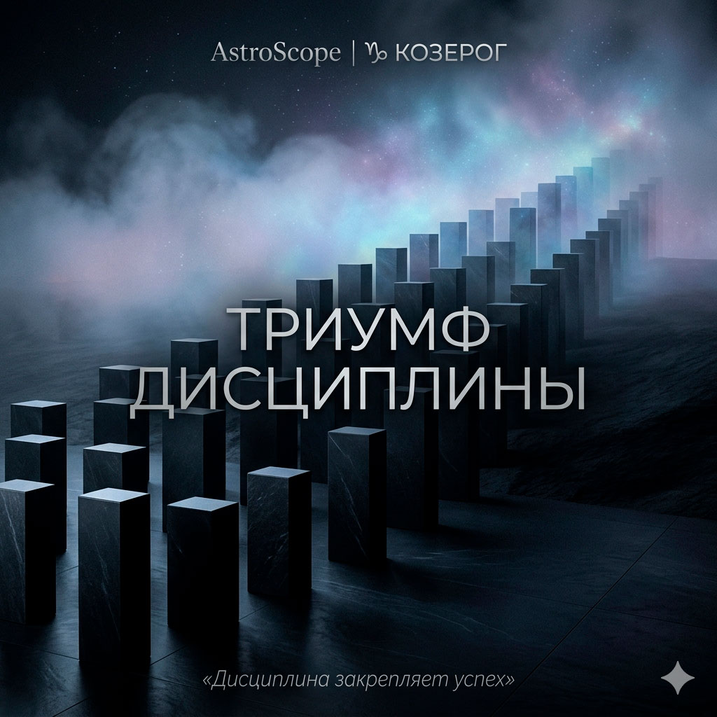 ♑ Козерог 2 апреля: Триумф дисциплины