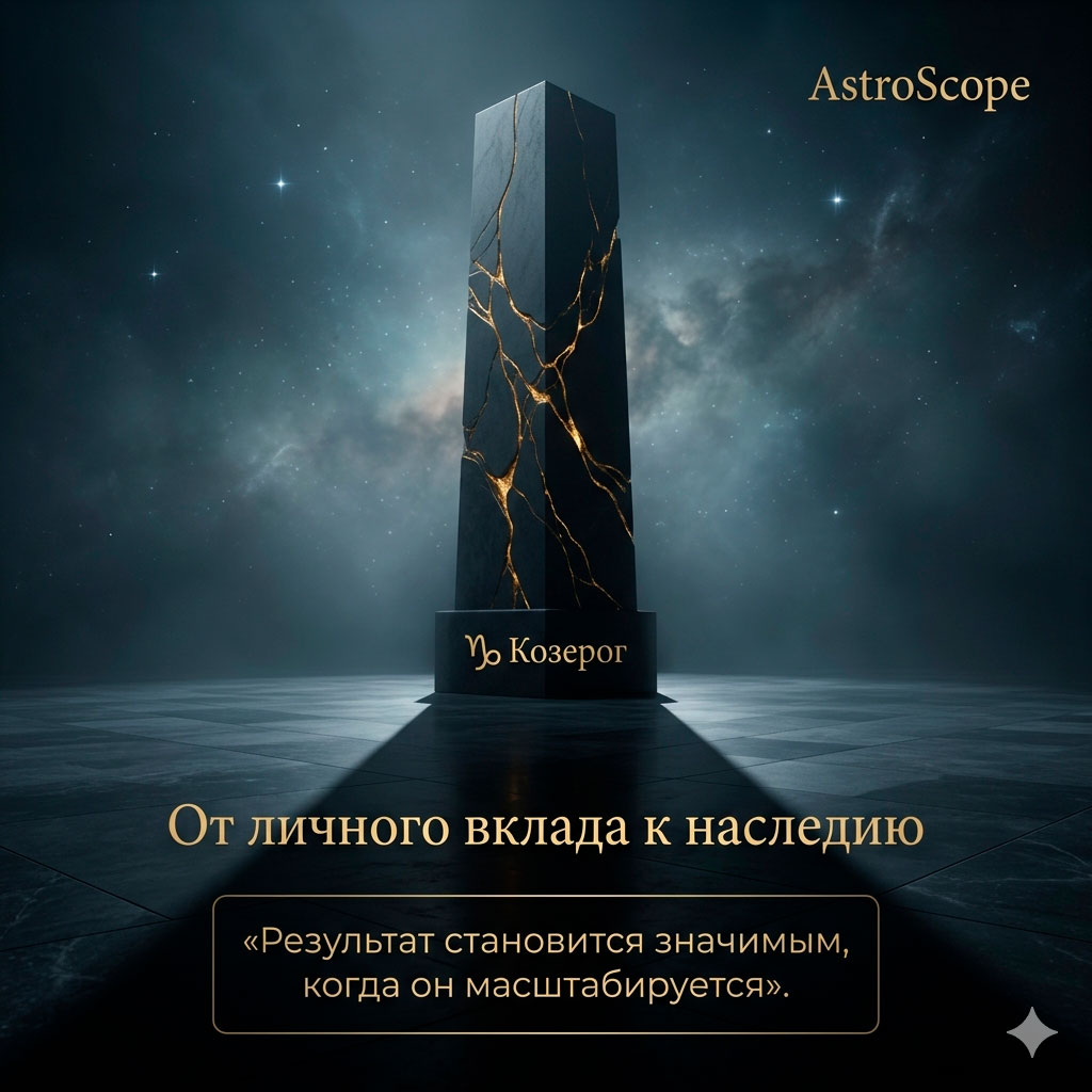 ♑ Козерог 3 апреля: От личного вклада к наследию