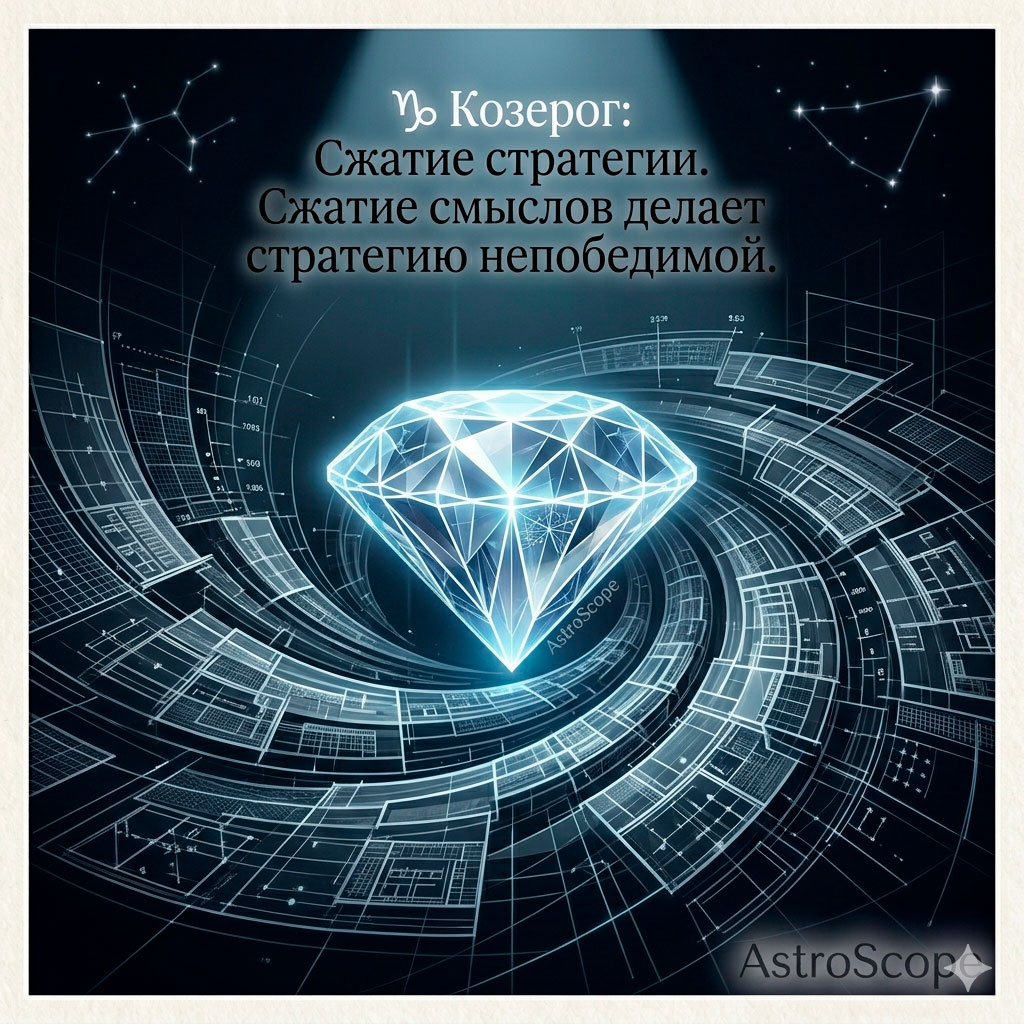 ♑ Козерог 13 апреля: Сжатие бизнес-стратегии