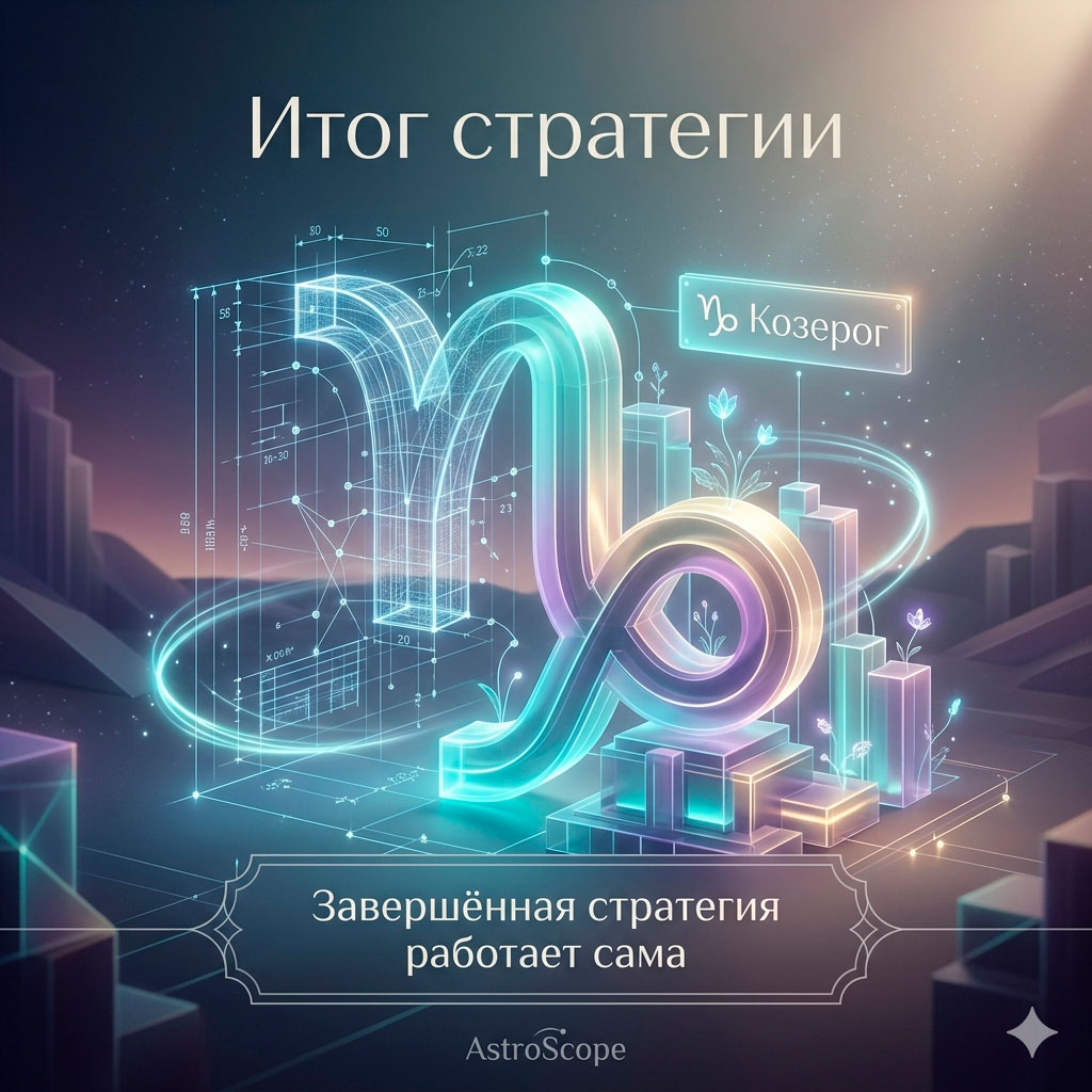 ♑ Козерог, энергия 18 апреля: Итог стратегии
