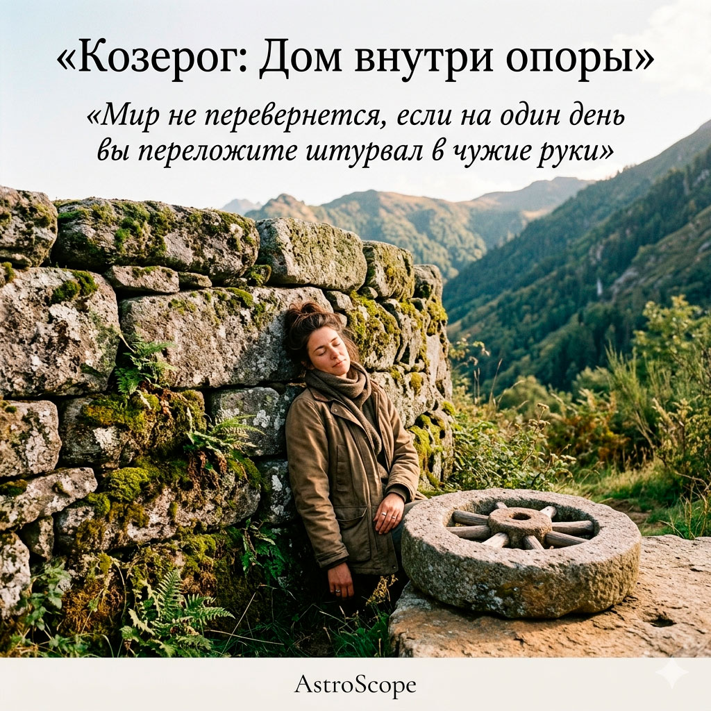 ♑ Козерог, энергия 21 июня: Дом внутри опоры