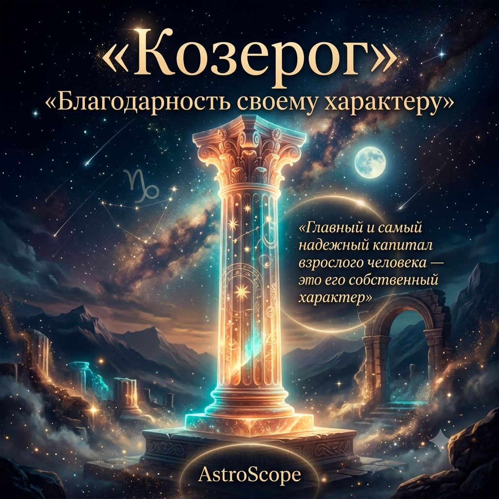 ♑ Козерог, энергия 10 июля: Благодарность своему характеру и выдержке