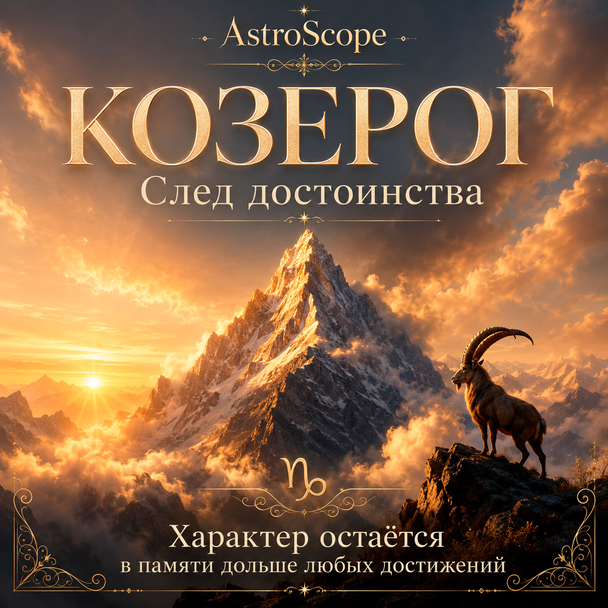 ♑ Козерог, энергия 12 июля: След достоинства