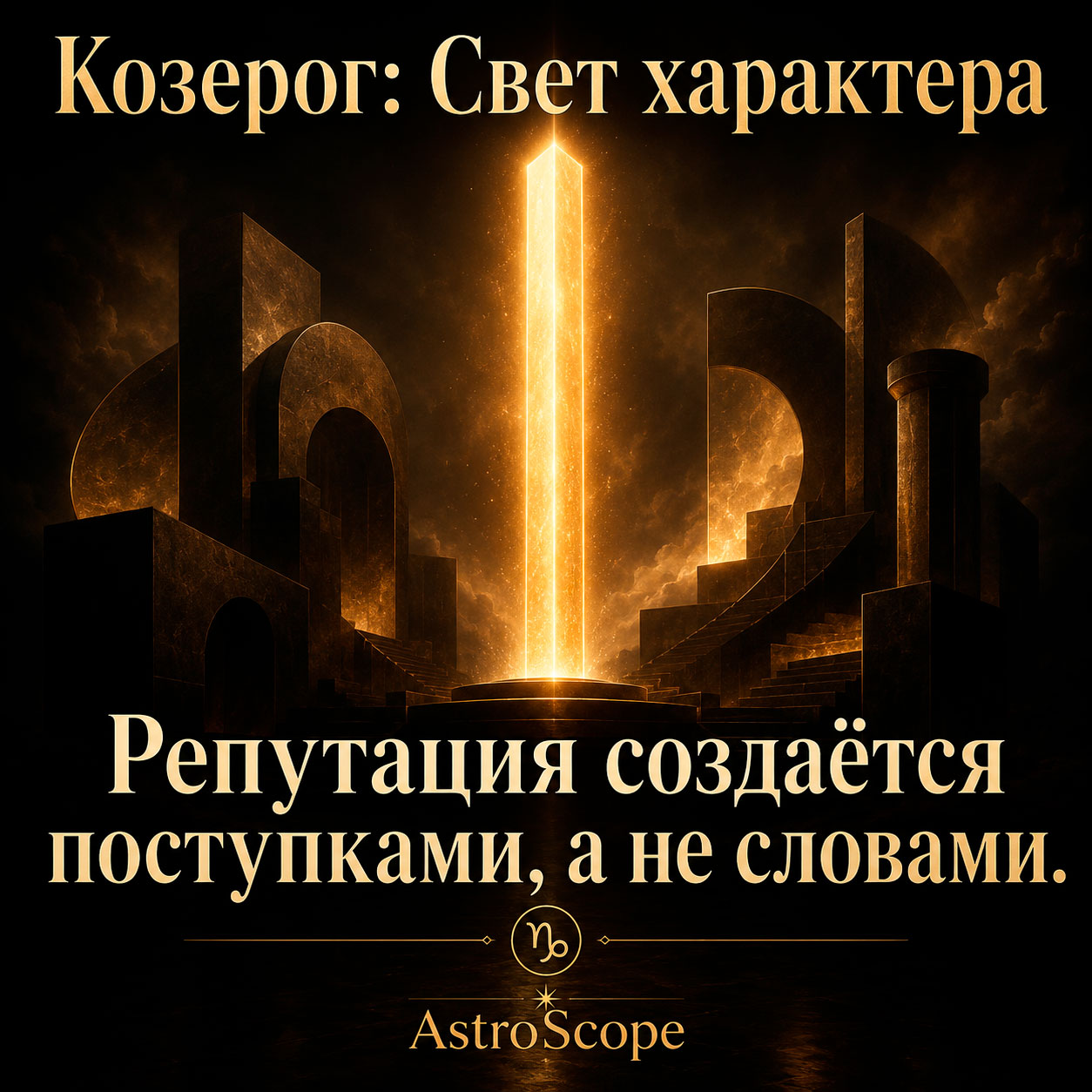 ♑ Козерог, энергия 18 июля: Свет характера