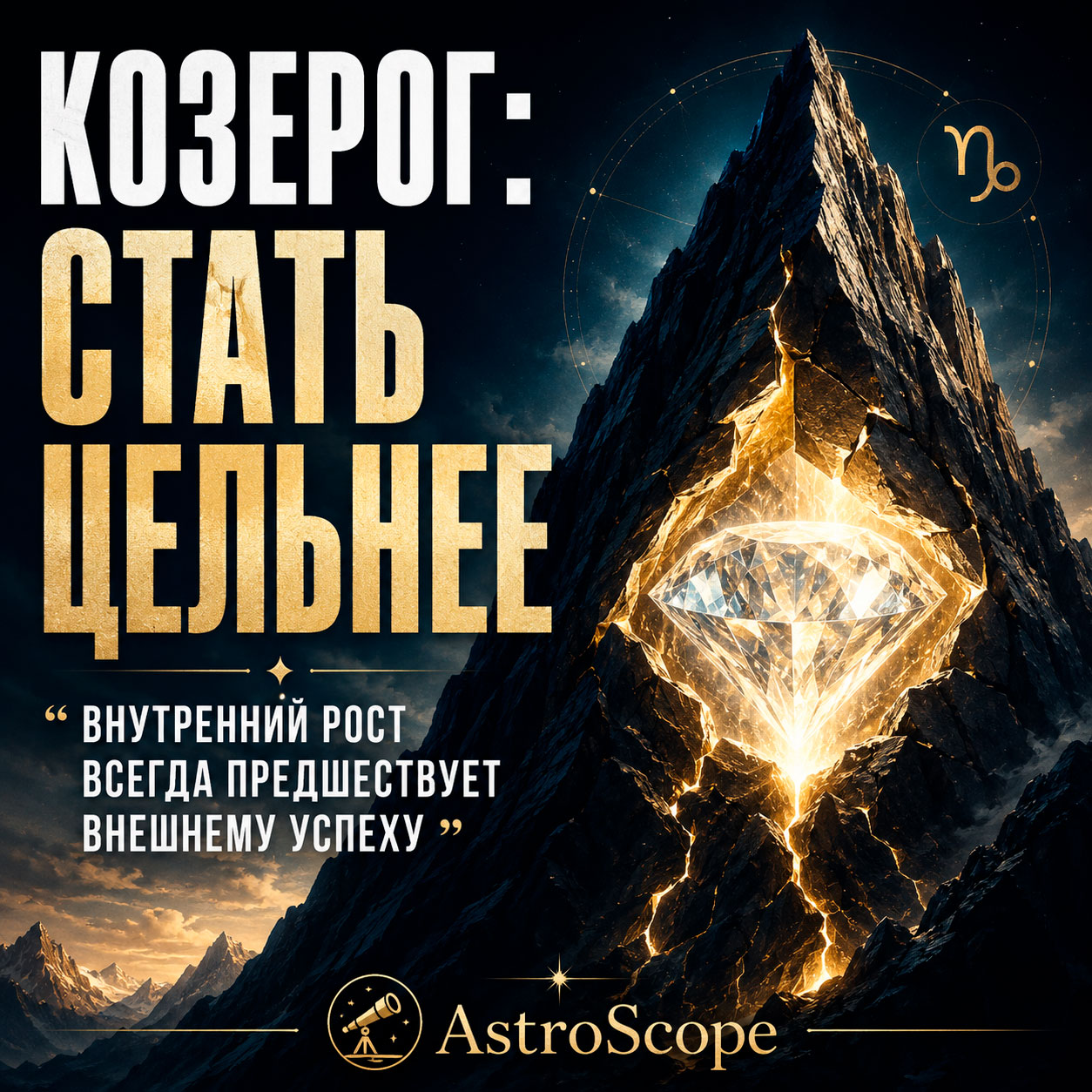 ♑ Козерог, энергия 21 июля: Стать цельнее