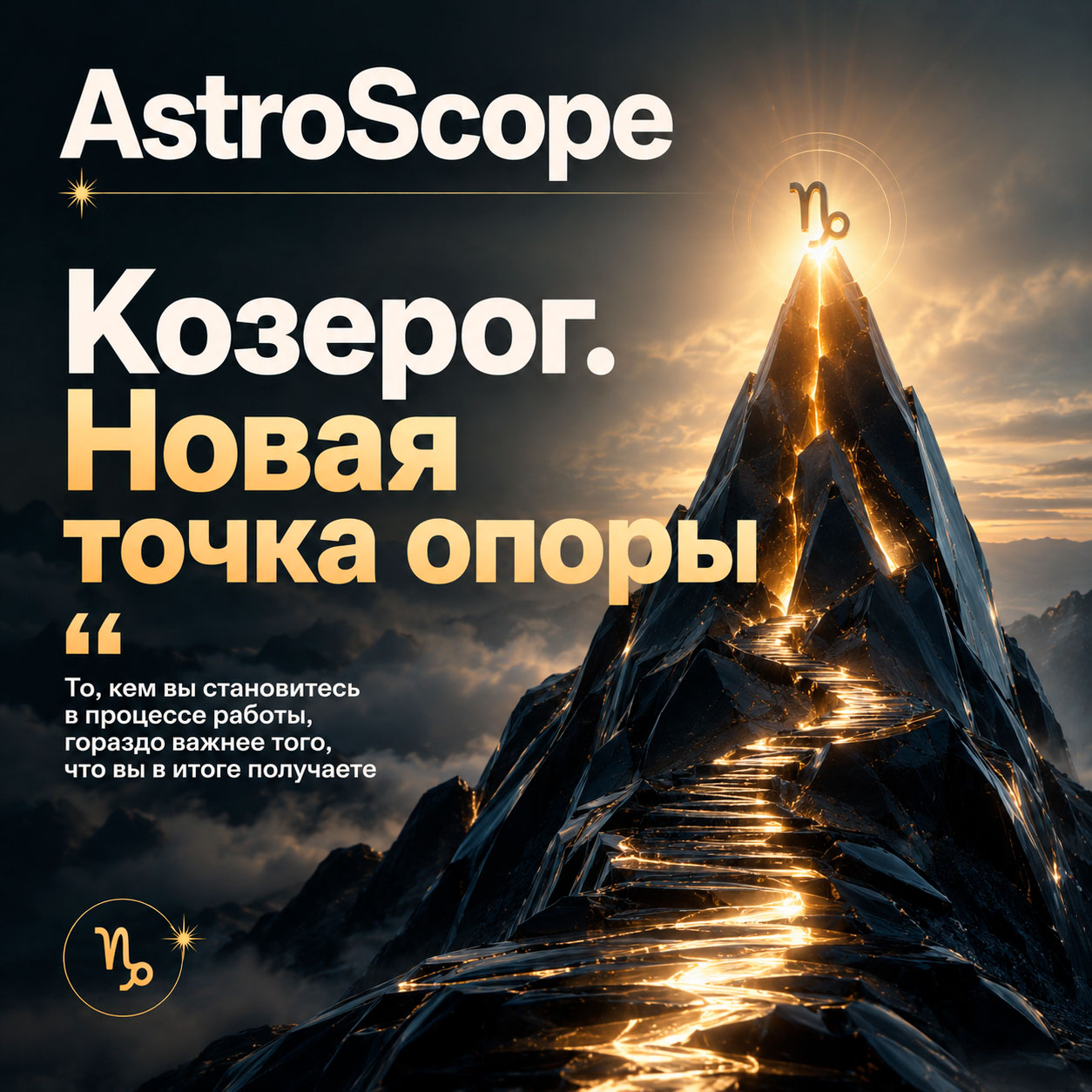 ♑ Козерог, энергия 22 июля: Новая точка опоры