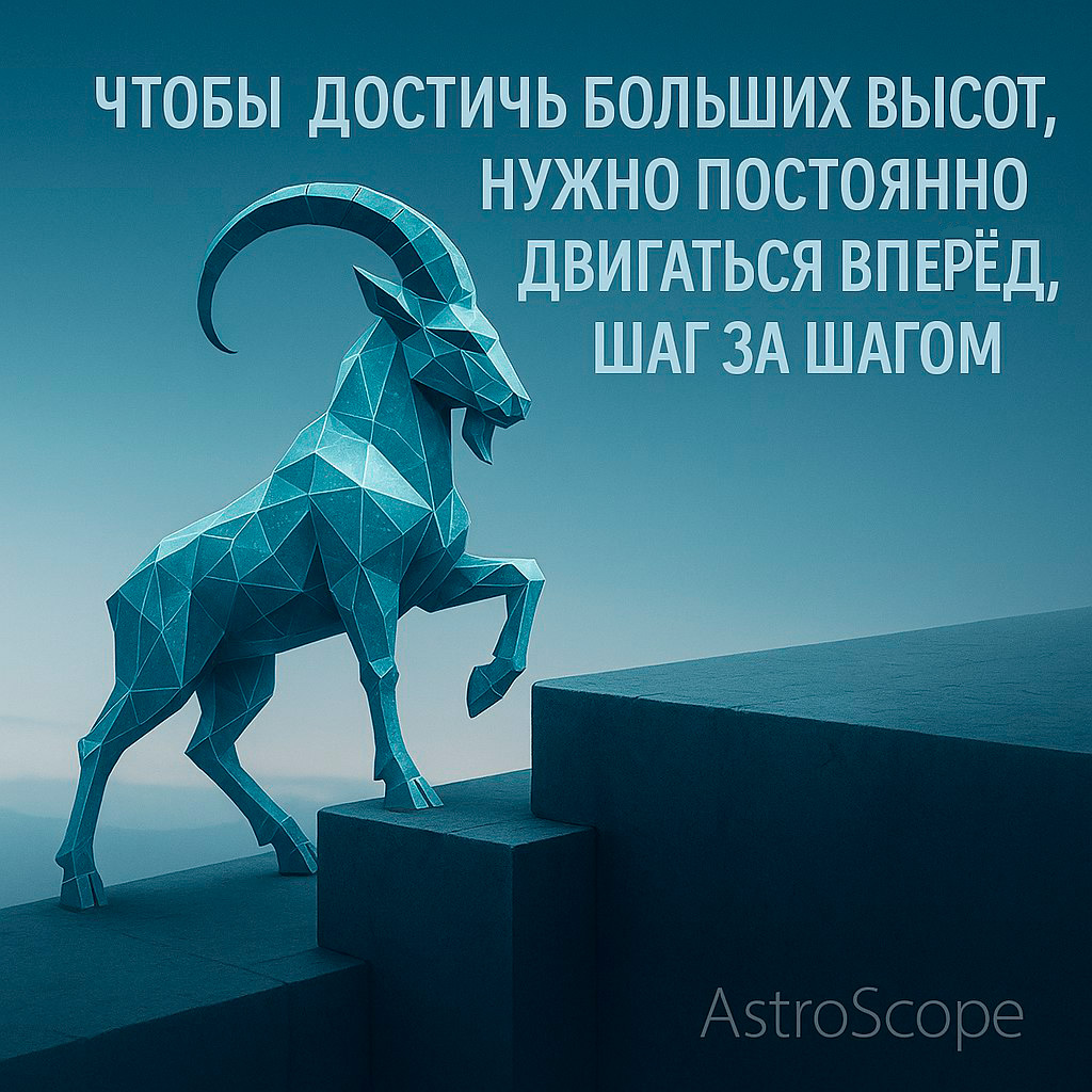 ♑ Козерог — день, когда ваш путь укрепляется