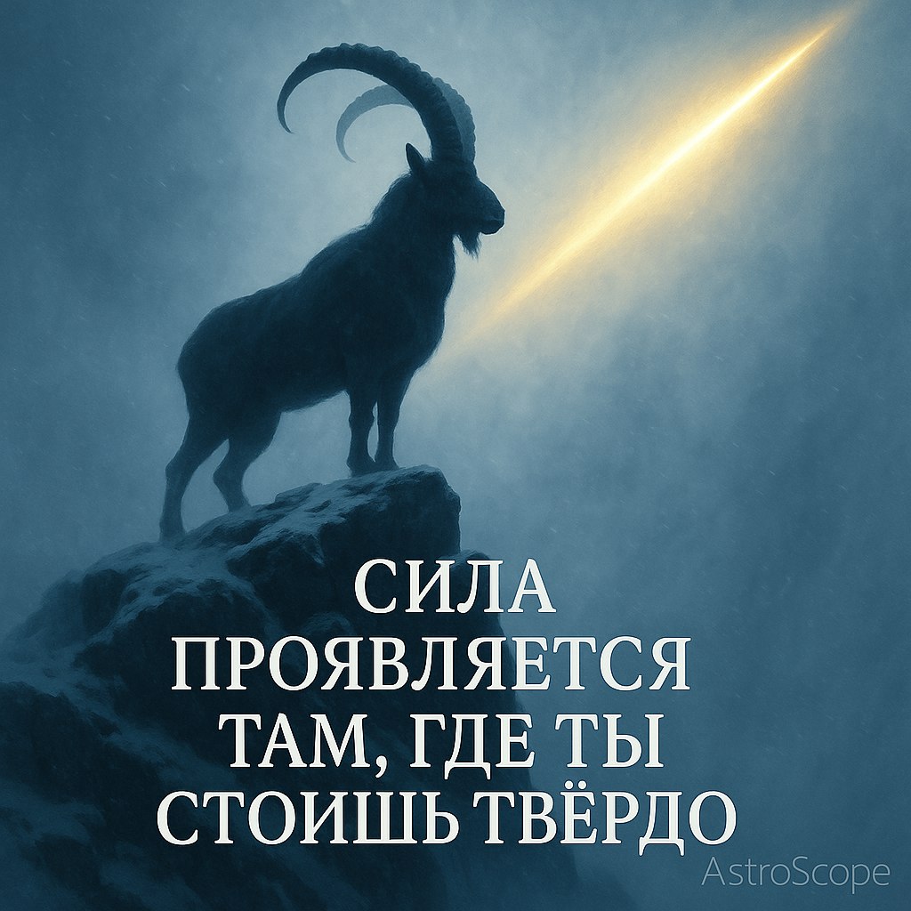 ♑ КОЗЕРОГ — День внутреннего стержня и зрелой опоры