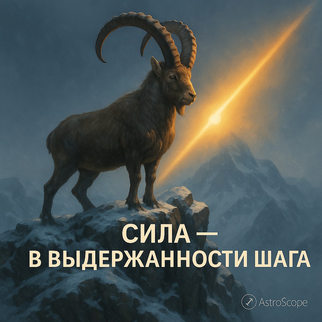 ♑ КОЗЕРОГ — День зрелой силы и уверенного шага