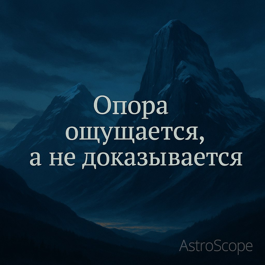♑ Козерог — Зрелая опора