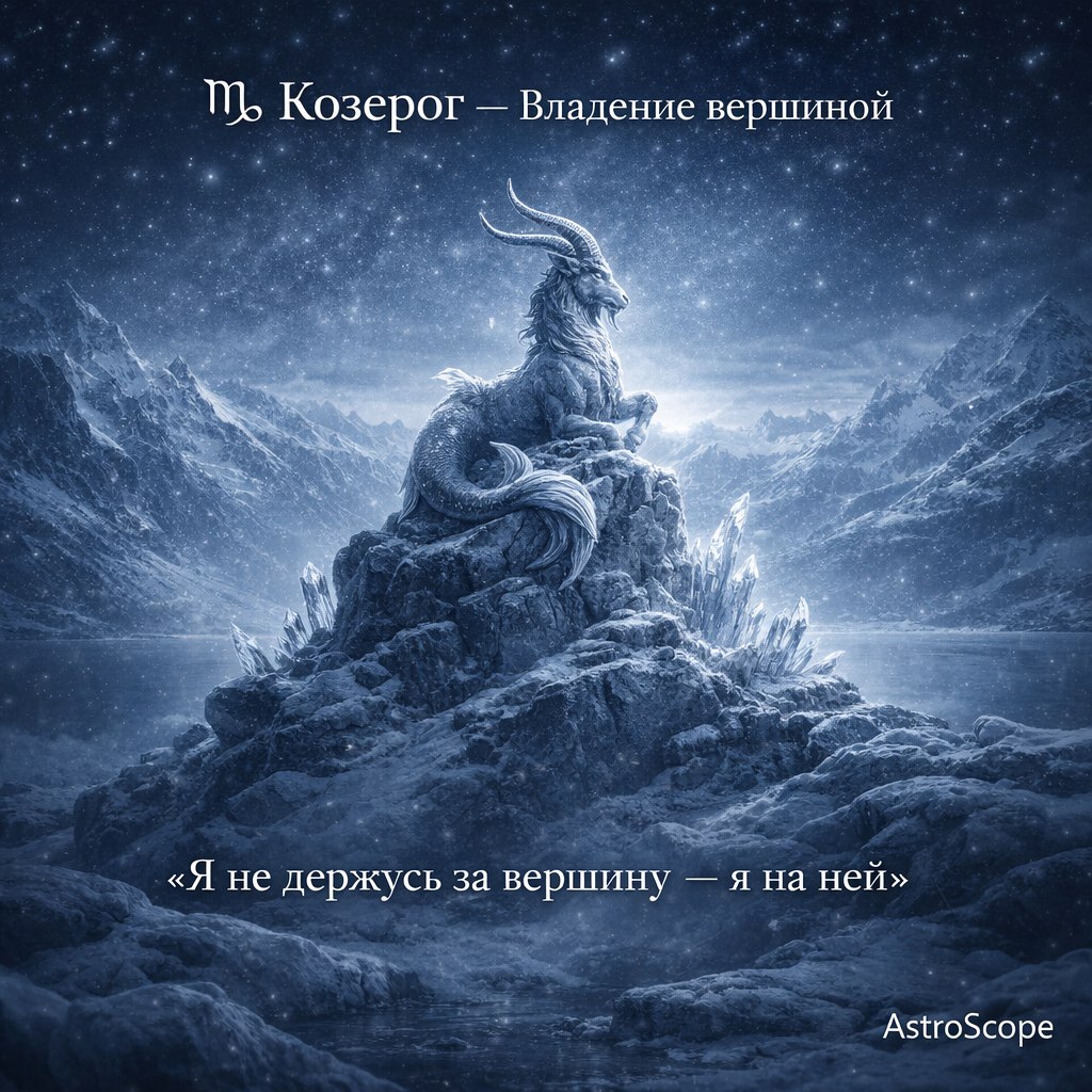♑ Козерог: Хозяин положения