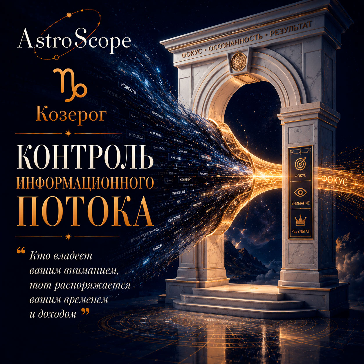♑ Козерог, энергия 25 мая: Контроль информационного потока