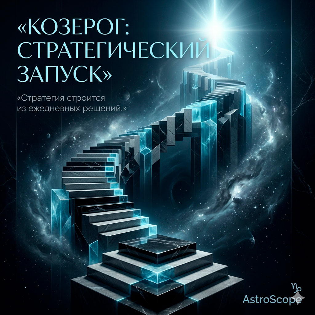 ♑ Козерог, энергия 9 июня: Стратегический запуск