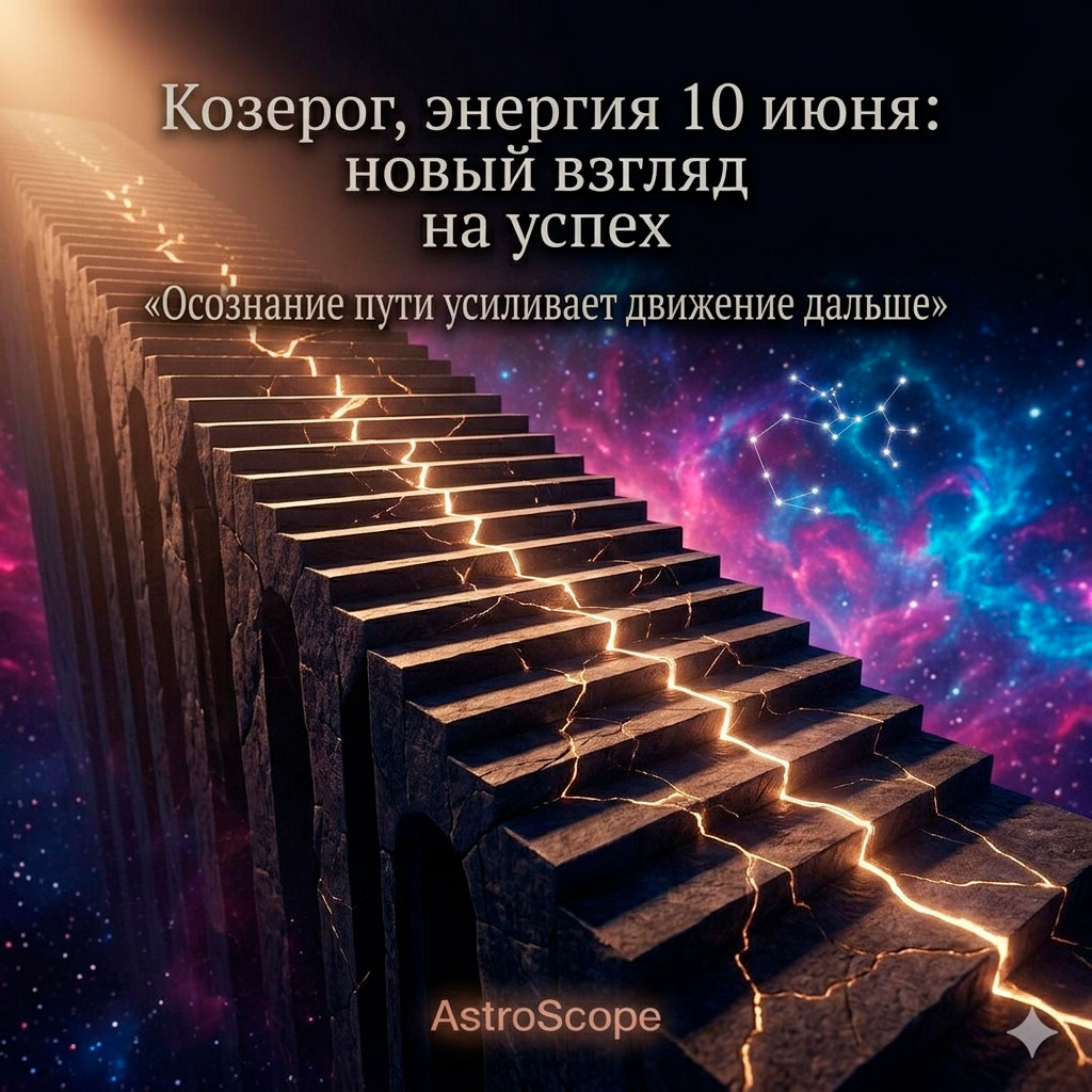 ♑ Козерог, энергия 10 июня: новый взгляд на успех